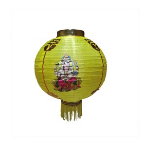 Alternative view of Diwali Lantern – Yellow ( 1 Piece )