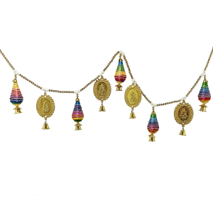 Door Garland Gold Laxmi and Ganesh - 98cm