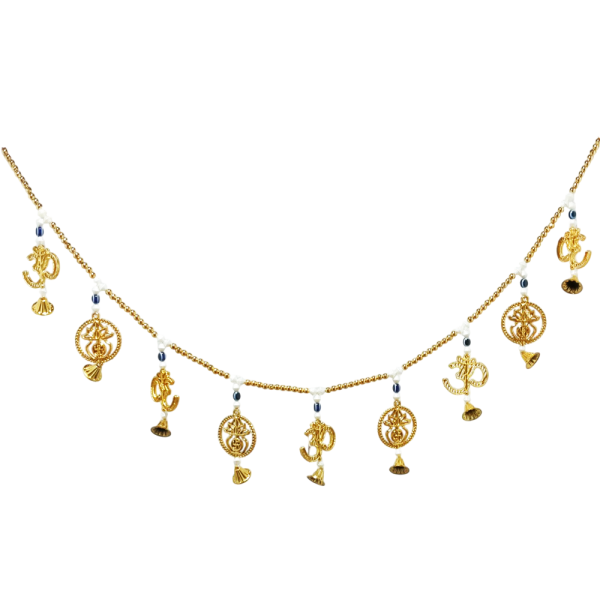 Door Garland Gold Evil Eye Om with Lamp - 90cm