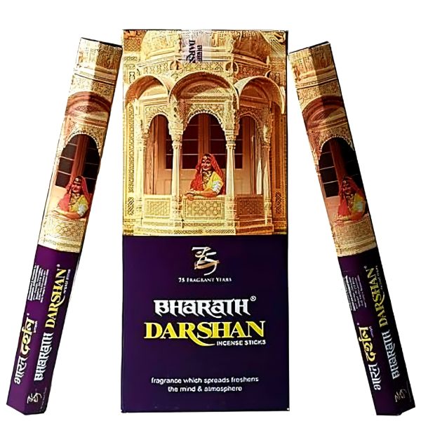 Incense Sticks Bharath Darshan-6 Pack (120 Sticks)