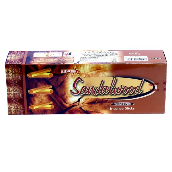 Incense Sticks Sandalwood-6 Pack (120 Sticks)