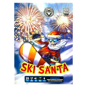 Ski Santa 2.5 Inch Big Bangs 25 Shot Cake -Single