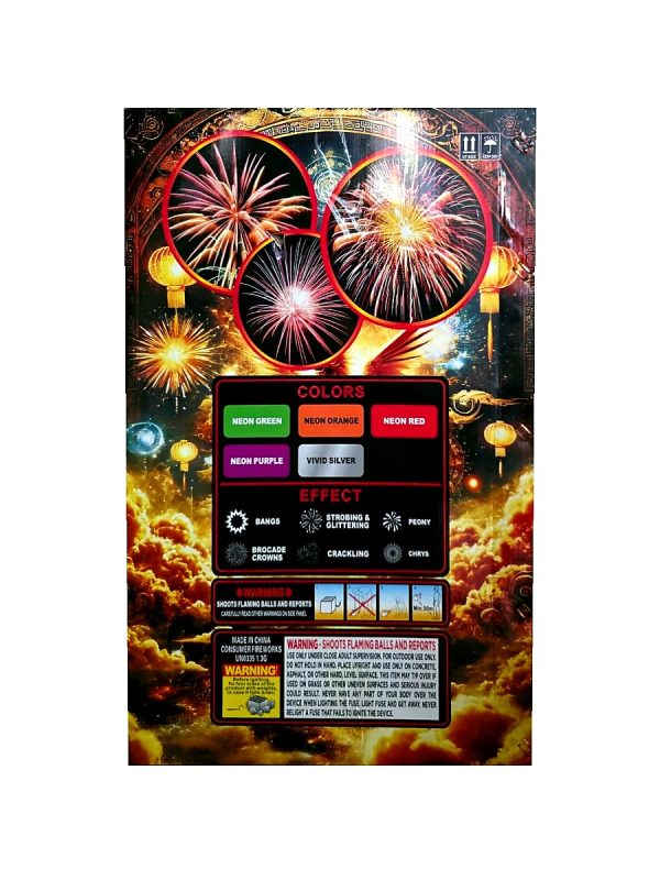Warrior 3 Inch Big Bangs 25 Shot Cake -Single - Image 2