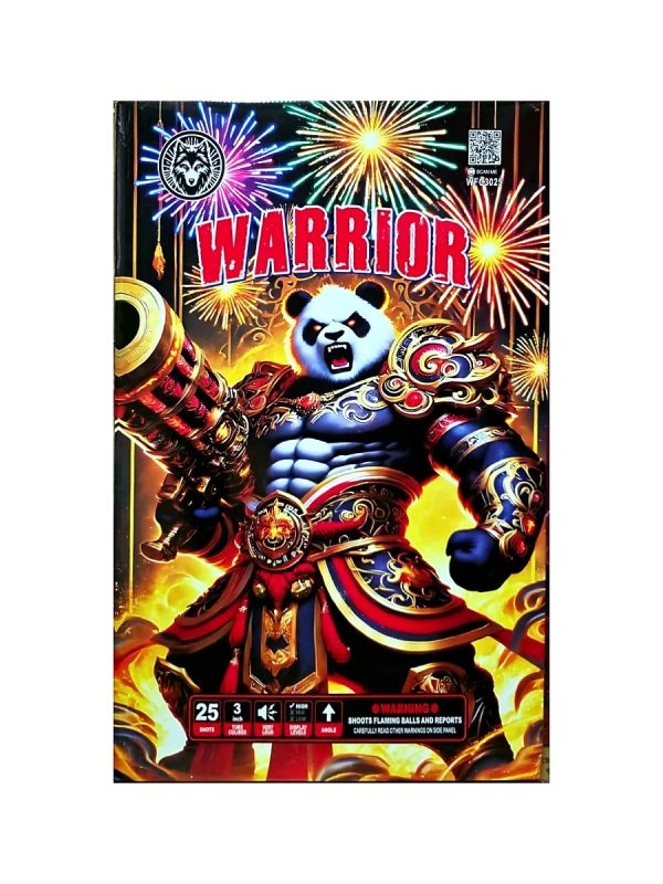 Warrior 3 Inch Big Bangs 25 Shot Cake -Single