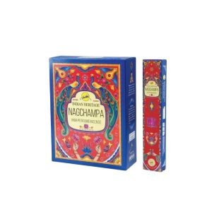 Sree Vani Indian Heritage Collection High Perfume Incense Stick-Nagchampa ( Pack of 12 Boxes-120 Sticks )