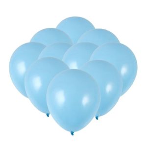 Latex Balloons Blue-10 Pack