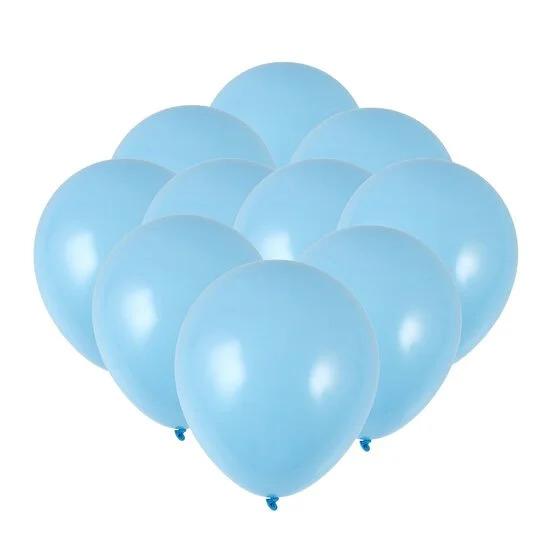 Gender Reveal Boy or Girl Box with 10 Piece Blue Latex Balloons - Image 2