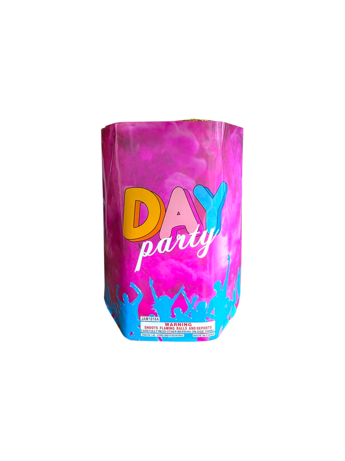 Gender Reveal Daytime Aerial Smoke Trails Display Cake 19 Shots-Pink