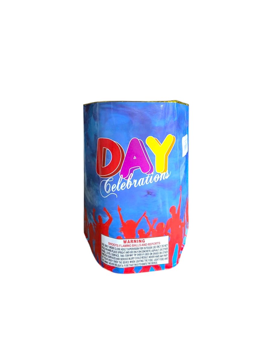 Gender Reveal Daytime Aerial Smoke Trails Display Cake 19 Shots-Blue - Image 2