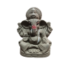 Eco-Friendly Ganesh Idol - Natural Gray Clay